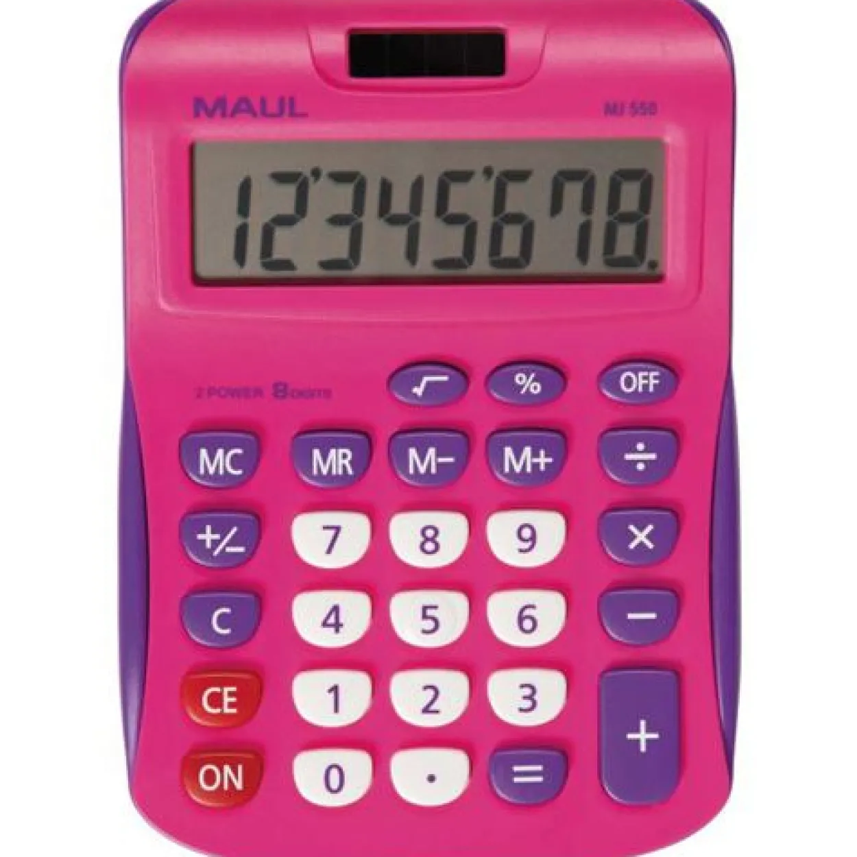 MAUL MJ 550 Tischrechner pink