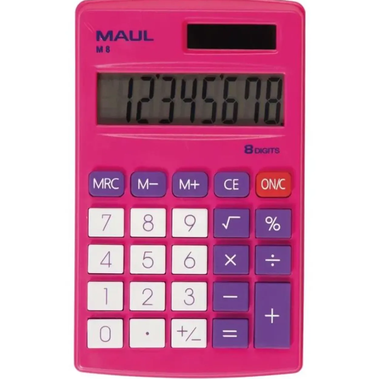 MAUL M 8 Taschenrechner pink