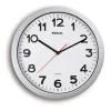 Maul Wanduhr MAULstep, 35 cm, Quarzuhr, inkl. Batt., silber
