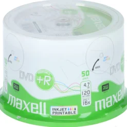 Maxell DVD+R 4.7GB 16X 50ER SPINDEL