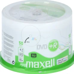 Maxell DVD+R 4.7GB 16X 50ER SPINDEL