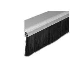 1.00m Delock Bürstenstreifen 40 mm mit Alu-Profil gerad