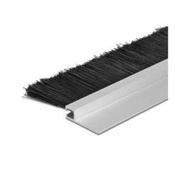 1.00m Delock Bürstenstreifen 40 mm mit Alu-Profil gerad