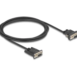 2.00m Delock Seriell Kabel RS-232 D-Sub9 Bu zu D-Sub9 Bu Pin 9