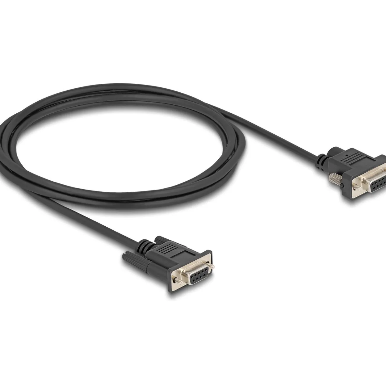 2.00m Delock Seriell Kabel RS-232 D-Sub9 Bu zu D-Sub9 Bu Pin 9