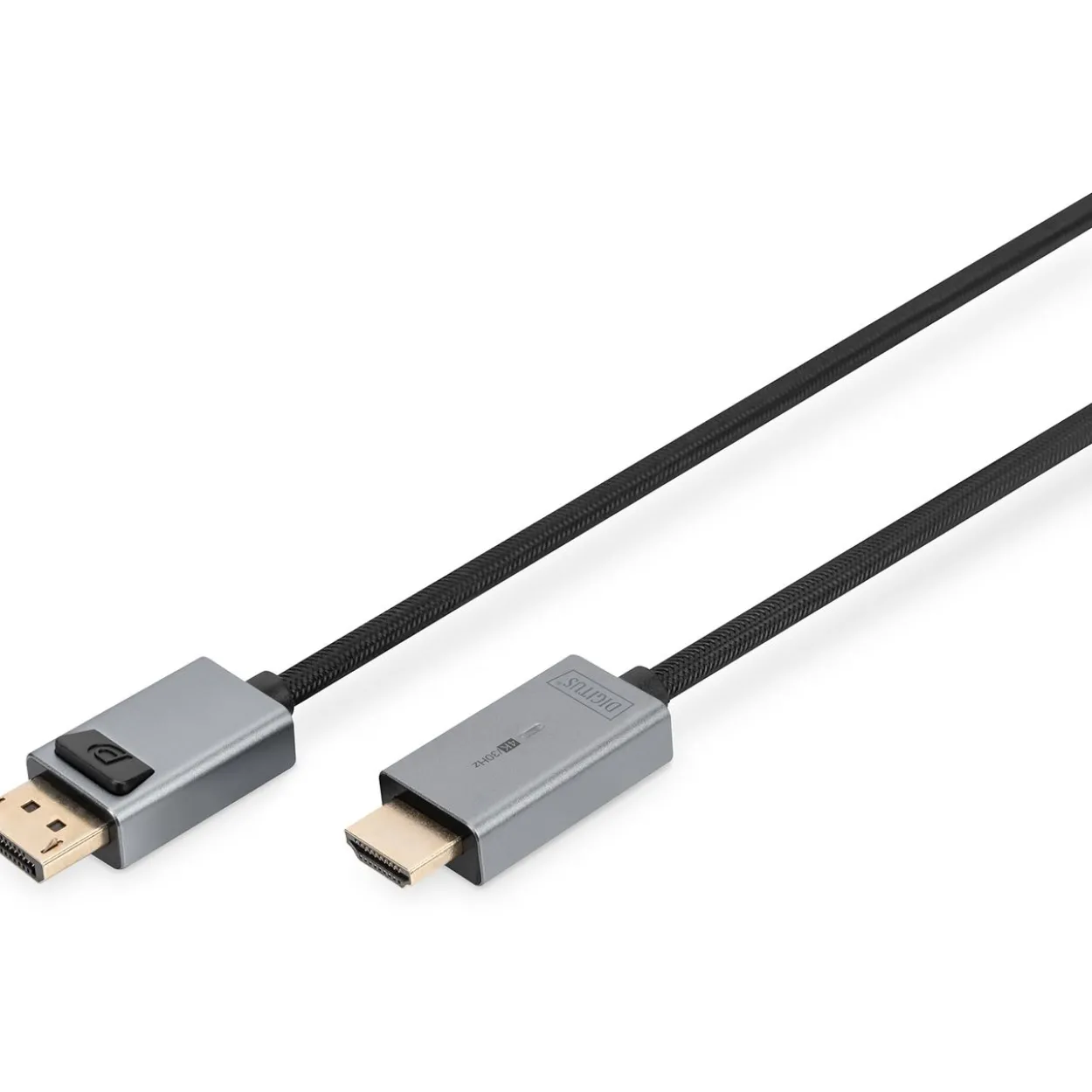 3.00m Digitus DisplayPort Adapterkabel, DP - HDMI Typ A
