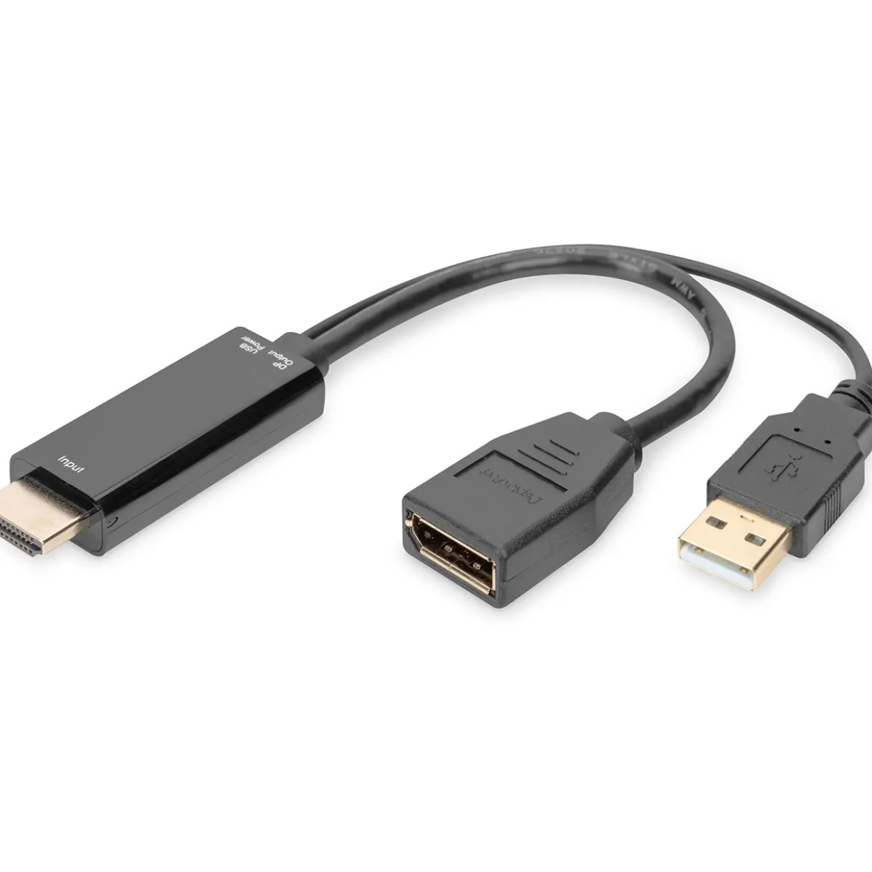 0.20m Digitus MHDMI to DP External Power