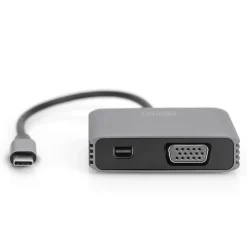 0.20m Digitus USB-C-MINIDP+VGA Adapter