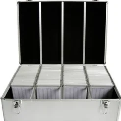 MediaRange CD/DVD-Koffer 1000-fach (silber, Retail)