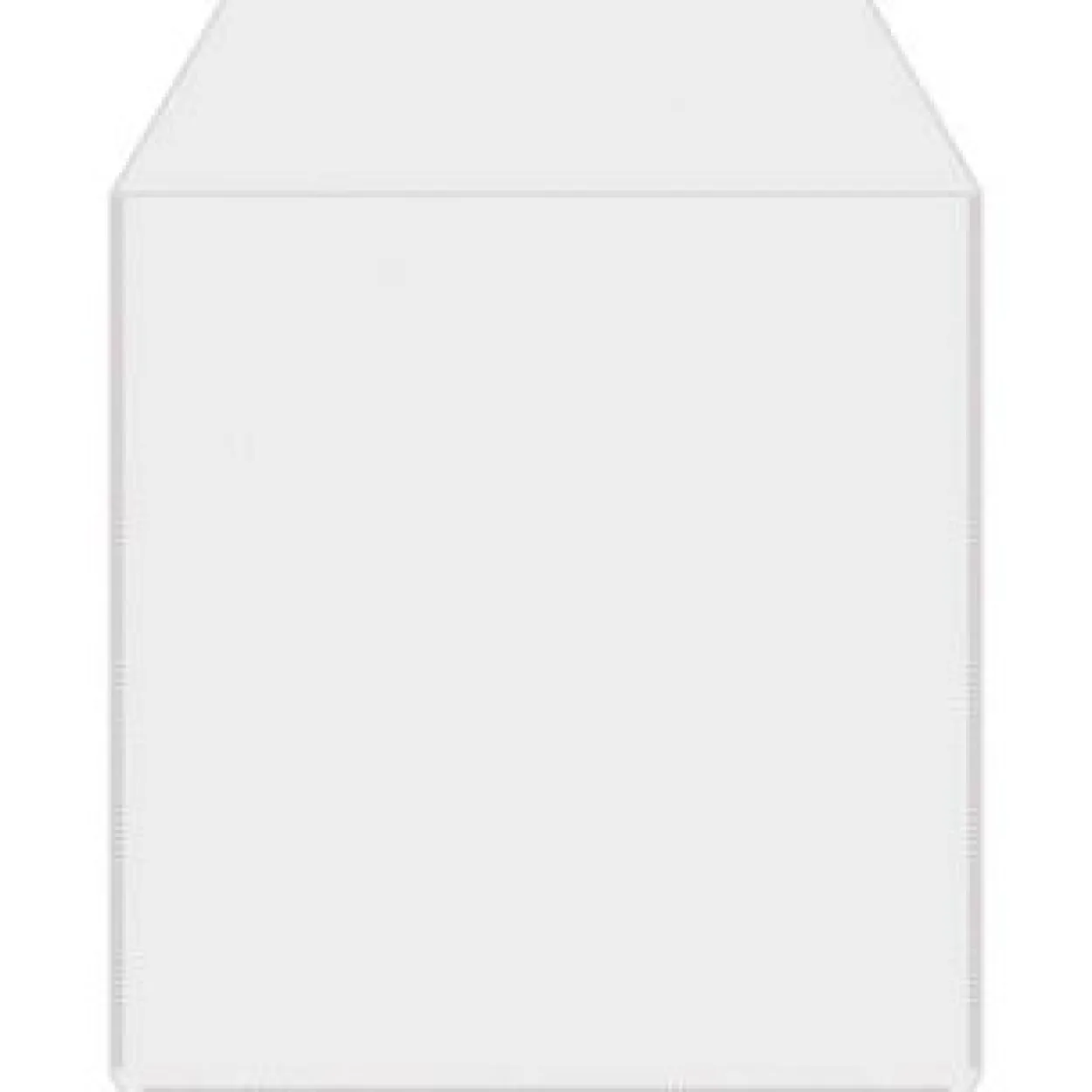 MediaRange CD Hüllen 50pcs Transparent Plastik