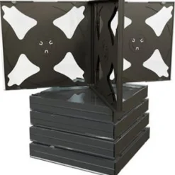 MediaRange CD Jewelcase 6Disc Black (5)R Leerhüllen, Kapazität: LEER
