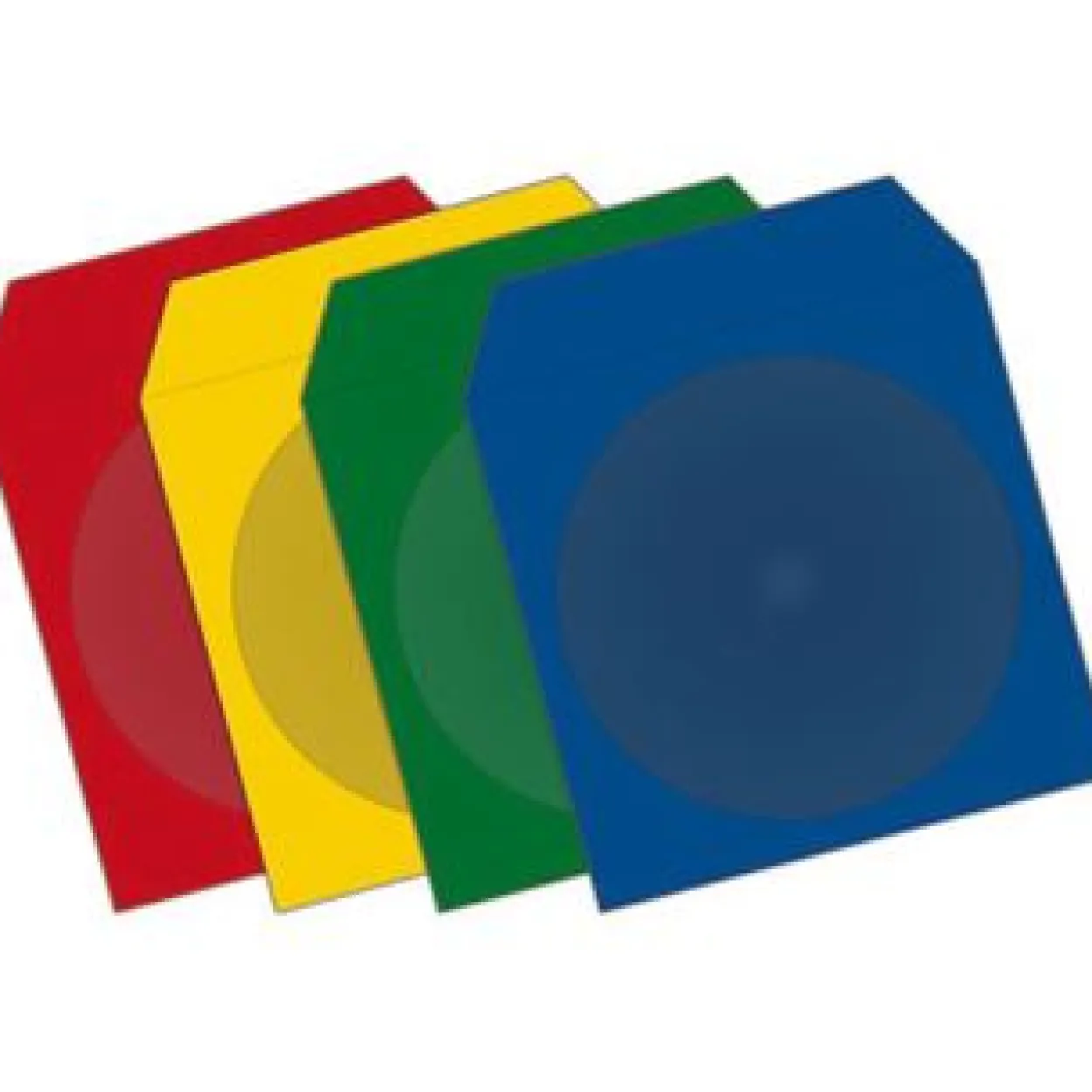 MediaRange CD Papierhüllen (100) FARBIG