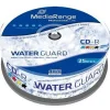 MediaRange CD-R 700MB 80min 52x printable, wasserfest, 25er Cakebox
