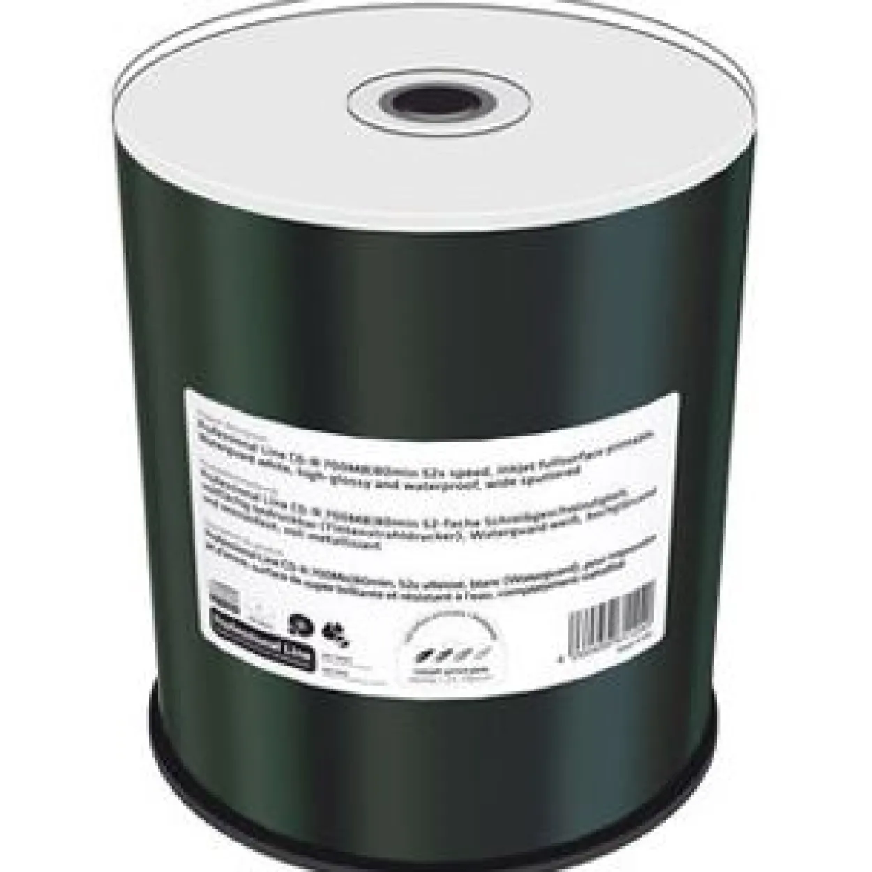 MediaRange CD-R 700MB 100pcs Waterguard weiß wasserfest