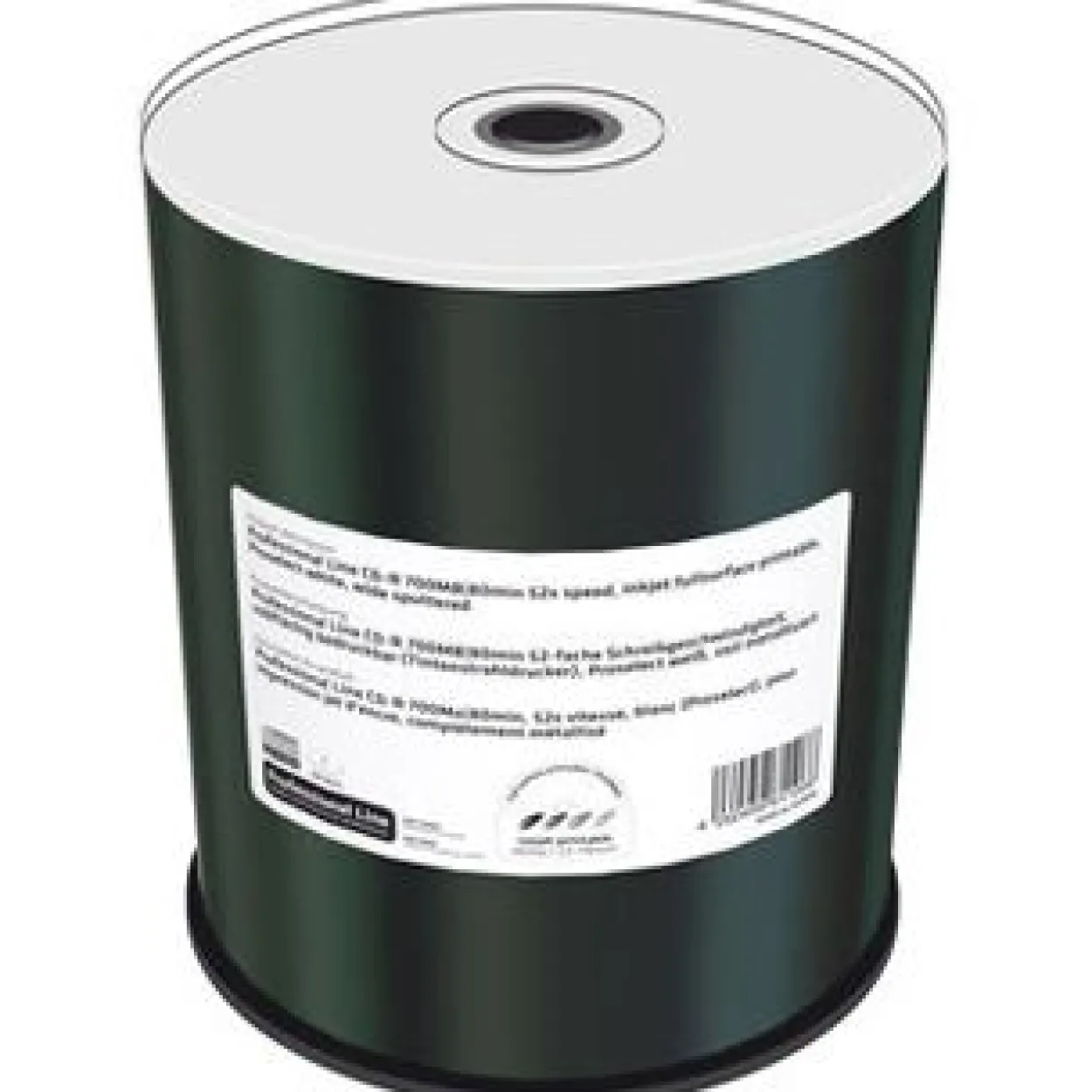 MediaRange CDR80 700MB 52x IW (100) CB MRPL501C Blu-ray Cake Box inkjet printab