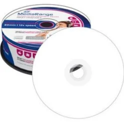 MediaRange CD-R 700MB 52x IW SP(25) CD-R, Kapazität: 700MB (MR224)