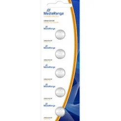 MediaRange CR1220 Lithium Knopfzellen Batterie 3.0 V 5er Pack