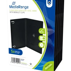 MediaRange DVD Leerbox 5pcs Single