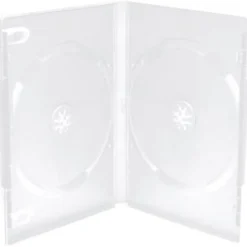MediaRange DVD-Leerhülle für 2 Dics 14mm maschinenfähig matt