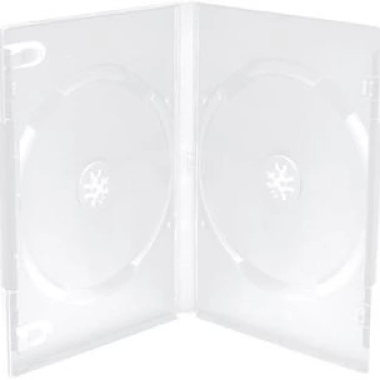 MediaRange DVD-Leerhülle für 2 Dics 14mm maschinenfähig matt