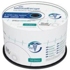 MediaRange DVD-R 4.7GB 120min 16x printable, 50er Cakebox Medical Line