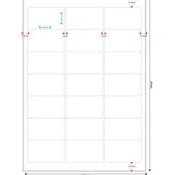 MediaRange Etiketten 63,5x38,1mm 1050 Stück weiß