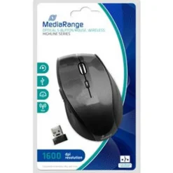 MediaRange Highline MROS207 USB schwarz (kabellos)