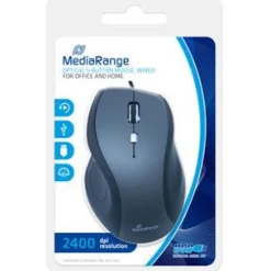 MediaRange MROS202 USB grau (kabelgebunden)