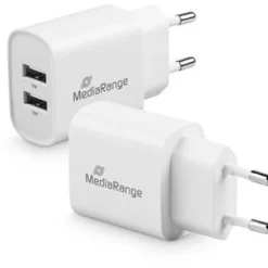 Mediarange Steckdosenladengerät 12W MRMA114 weiss