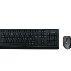 MediaRange Tastatur und Maus MROS104 Franzoesisch USB schwarz/grau