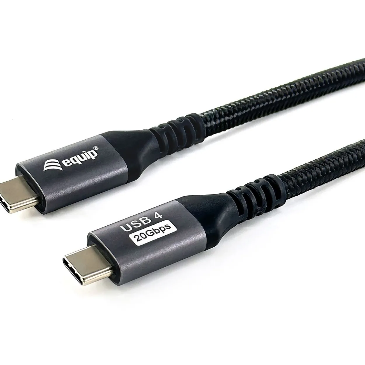 2.00m Equip USB Kabel 4.0 C -> C St/St 2.00m schwarz