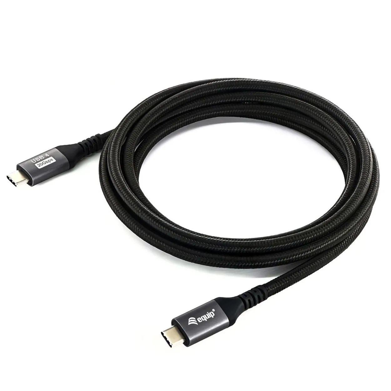 2.00m Equip USB Kabel 4.0 C -> C St/St 2.00m schwarz