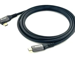 1.00m Equip USB Kabel 2.0 C -> C wink. St/St 1.00m 5A 480Mbps sw