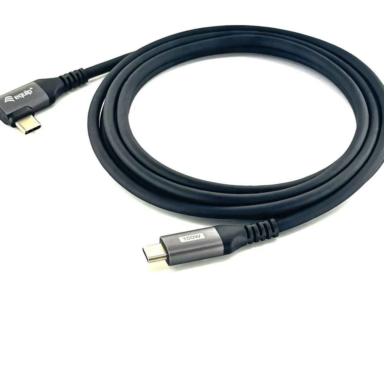 1.00m Equip USB Kabel 2.0 C -> C wink. St/St 1.00m 5A 480Mbps sw