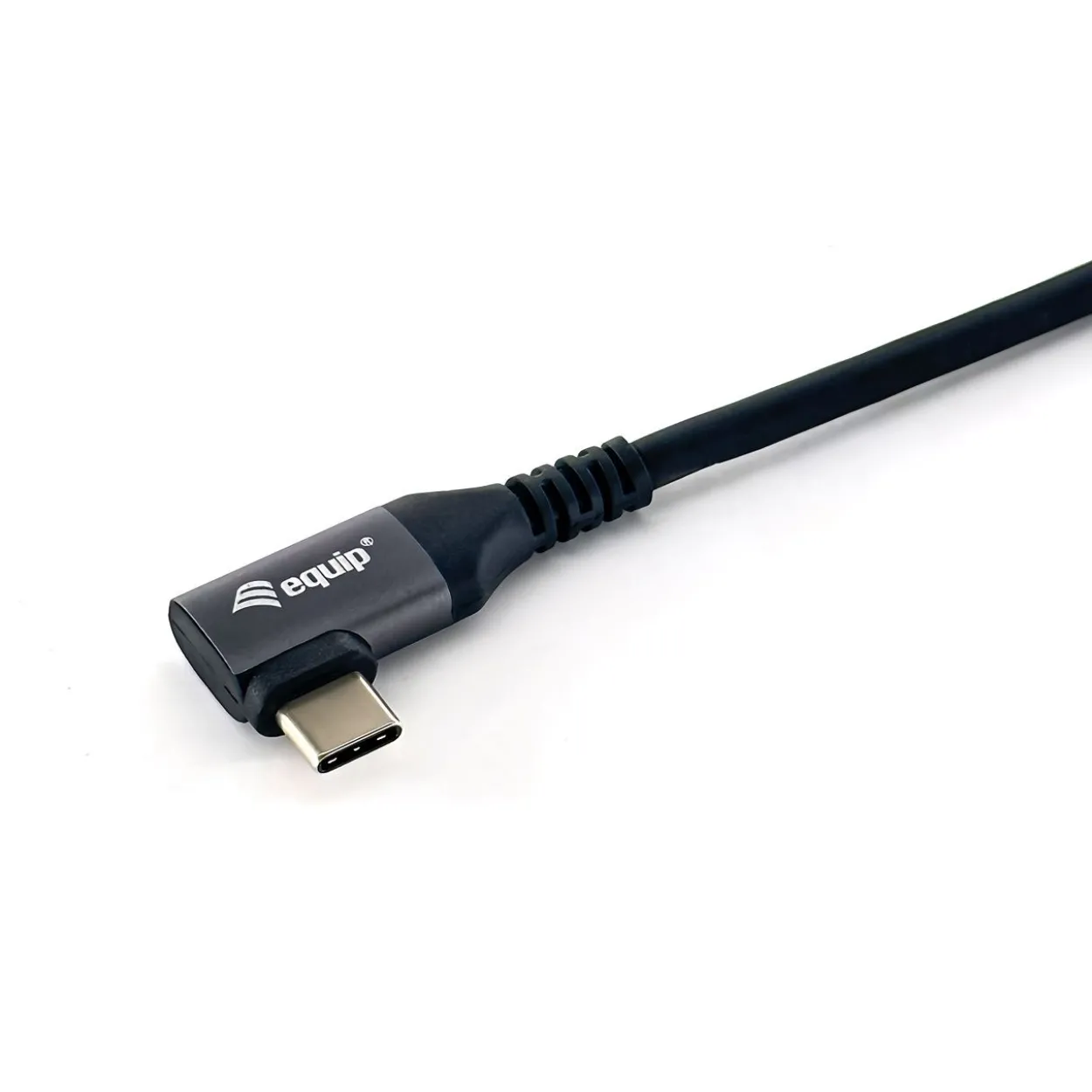 1.00m Equip USB Kabel 2.0 C -> C wink. St/St 1.00m 5A 480Mbps sw
