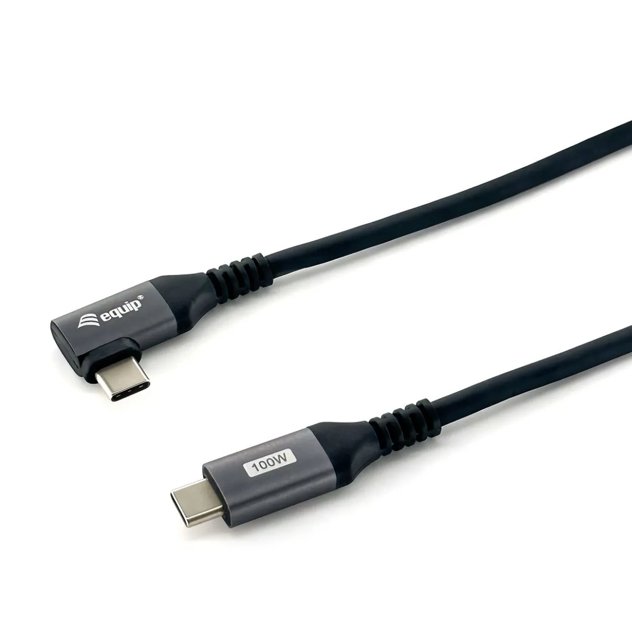 1.00m Equip USB Kabel 2.0 C -> C wink. St/St 1.00m 5A 480Mbps sw