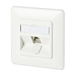 Metz Connect C6Amodul 1 Port 180° Modul UP, reinweiß