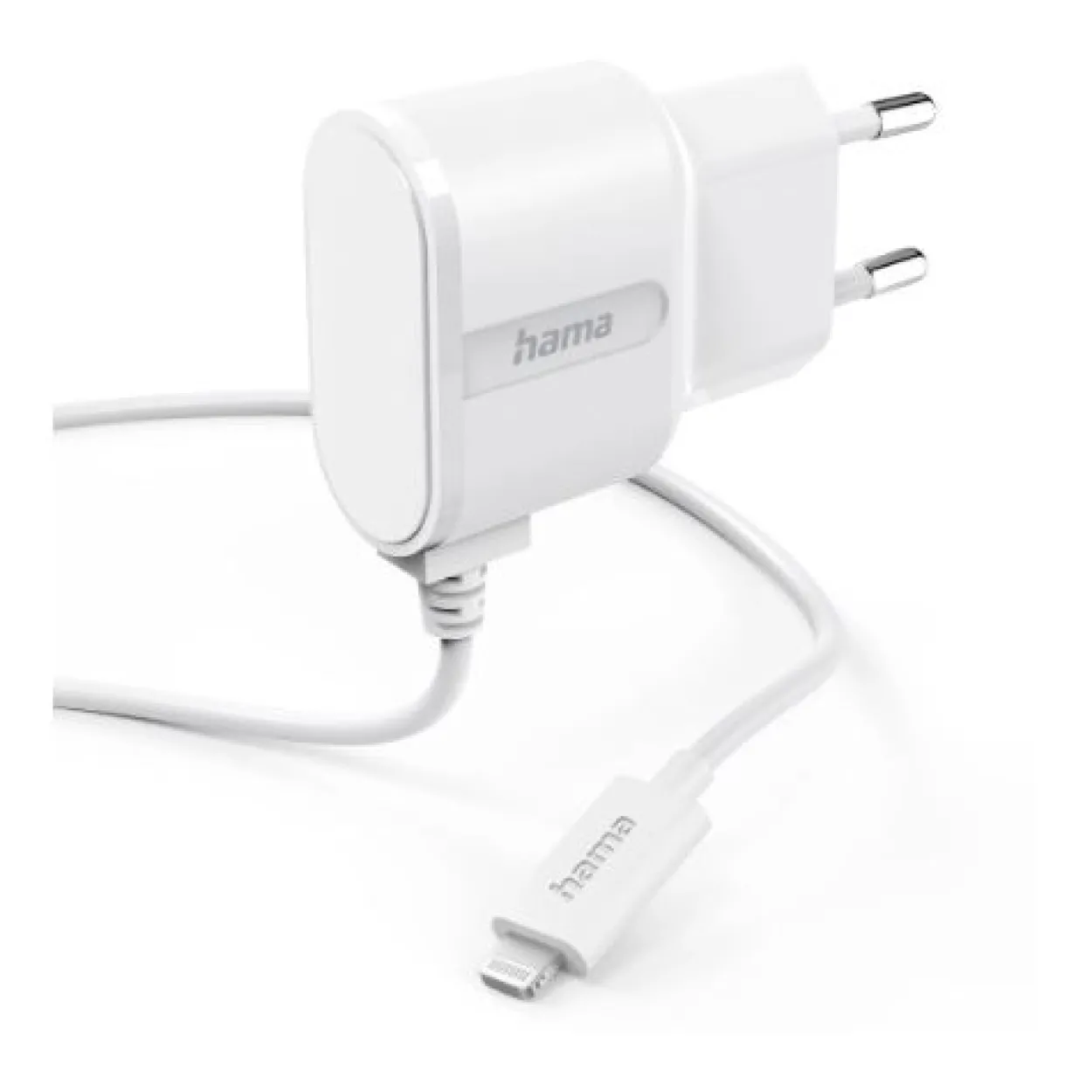 1.00m hama Ladekabel mit Adapter weiß , 5 Watt