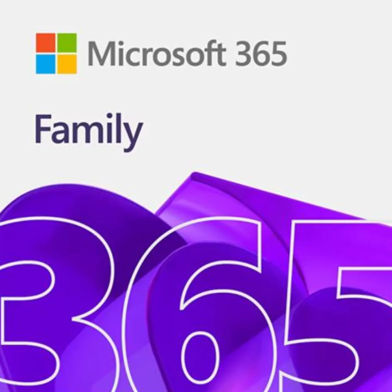 Microsoft 365 Family Box-Pack 1 Jahr 1 bis 6 Personen