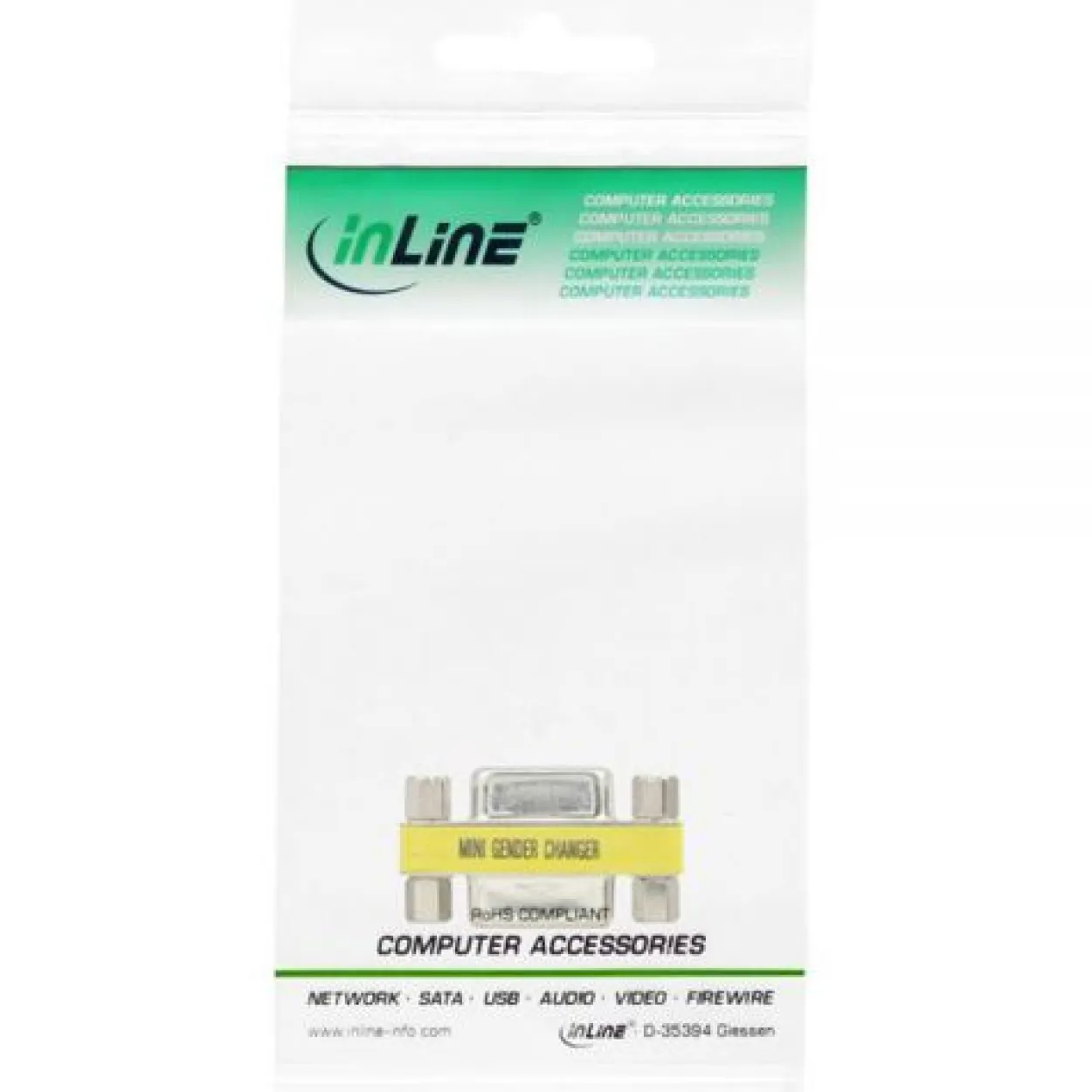Mini-Gender-Changer 9pol Bu/Bu