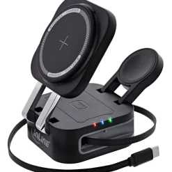 0.80m InLine 3in1 Wireless Charger, 15W Qi MagSafe kompatibel