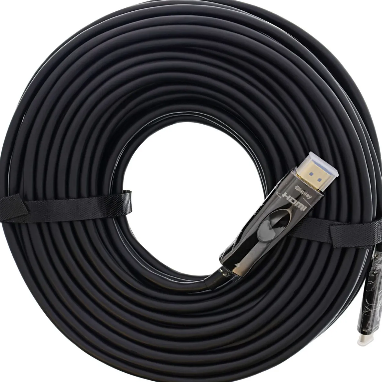 25.00m InLine USB Display AOC Kabel, USB Typ-C Stecker zu HDMI Stecker