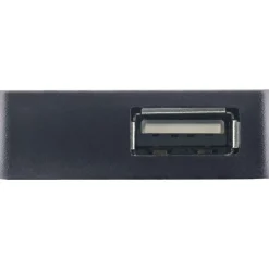 0.30m InLine USB 2.0 Hub, 4 Port, schwarz, Kabel