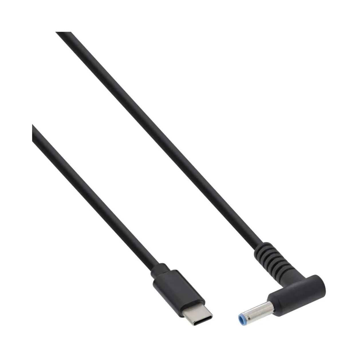 2.00m InLine USB Typ-C zu HP Notebook (rund/klein) Ladekabel