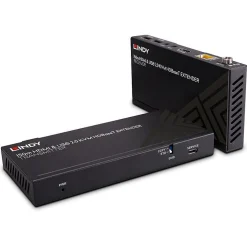 150.00m Lindy Cat.6 HDBaseT KVM Extender, HDMI 4K60, USB 2.0&IR
