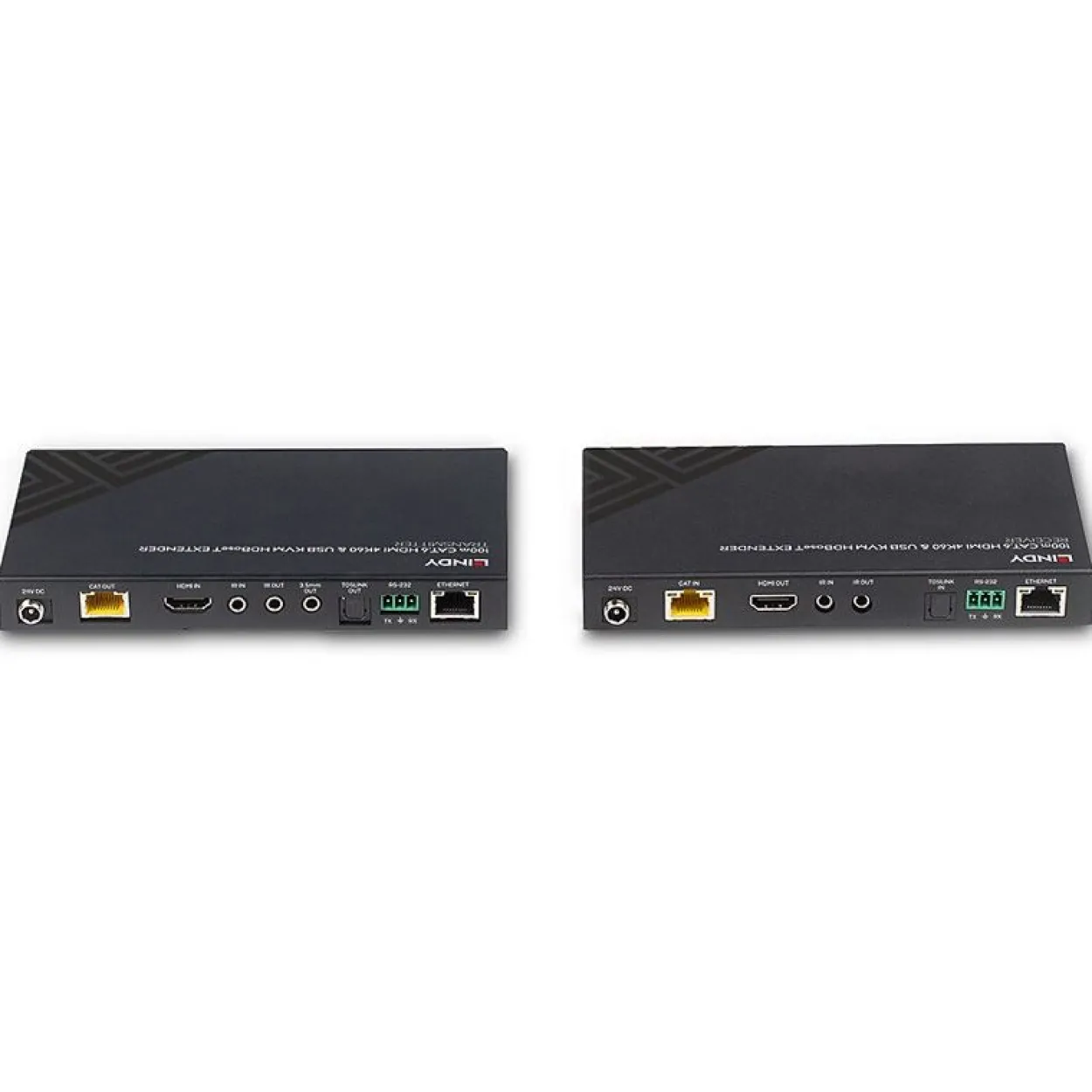 100.00m LINDY Cat.6 HDMI 4K60 HDBaseT KVM Extender