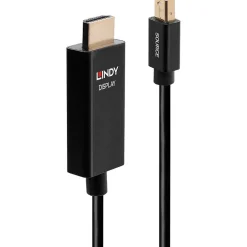 2.00m Lindy 40922 Mini DisplayPort - HDMI Typ A
