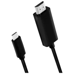 1.80m Logilink USB-C Kabel 3.2 Gen1 zu HDMI-A 4K/60 Hz, schw