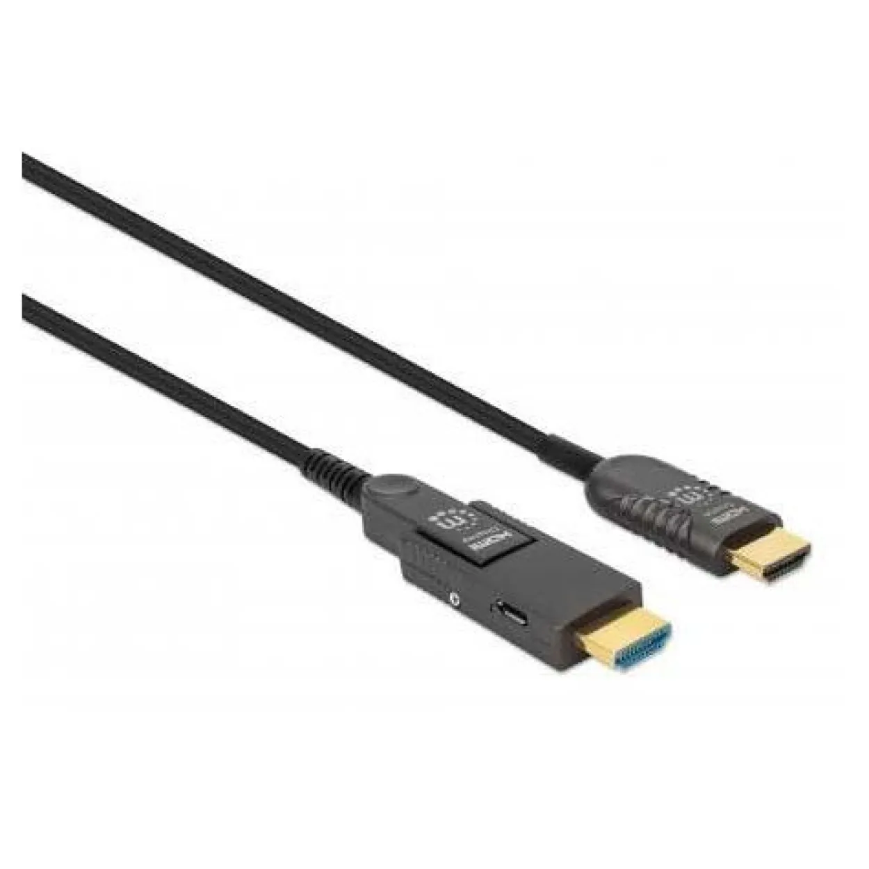 20.00m Manhattan HDMI LWL Stecker-Stecker/MicroHDMI St 4K@60Hz