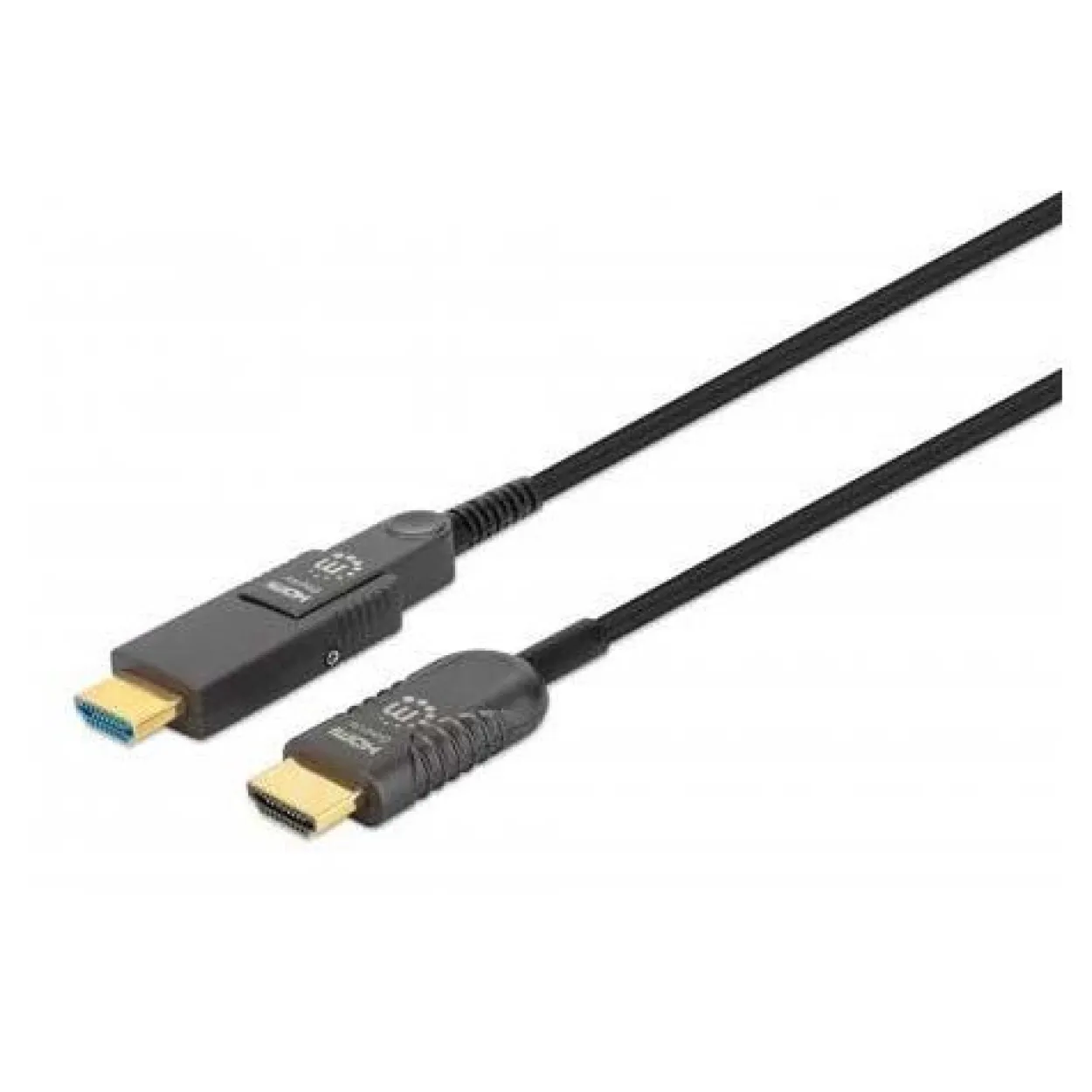 20.00m Manhattan HDMI LWL Stecker-Stecker/MicroHDMI St 4K@60Hz